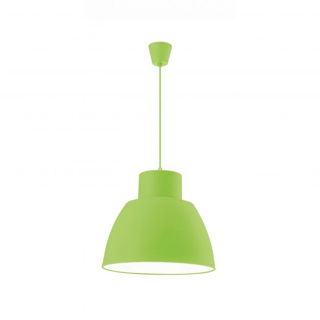 Nova Luce Vince - hanglamp - Ø 40 x 130 cm - groen