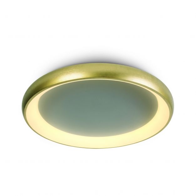 ONE Light LED Decorative - plafondverlichting - Ø 61 x 8,5 cm - 50W LED incl. - geborsteld goud