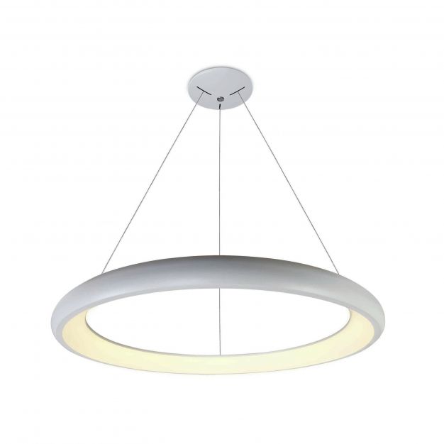 ONE Light LED Pendant Rings - hanglamp - Ø 61 x 120 cm - 50W LED incl. - wit