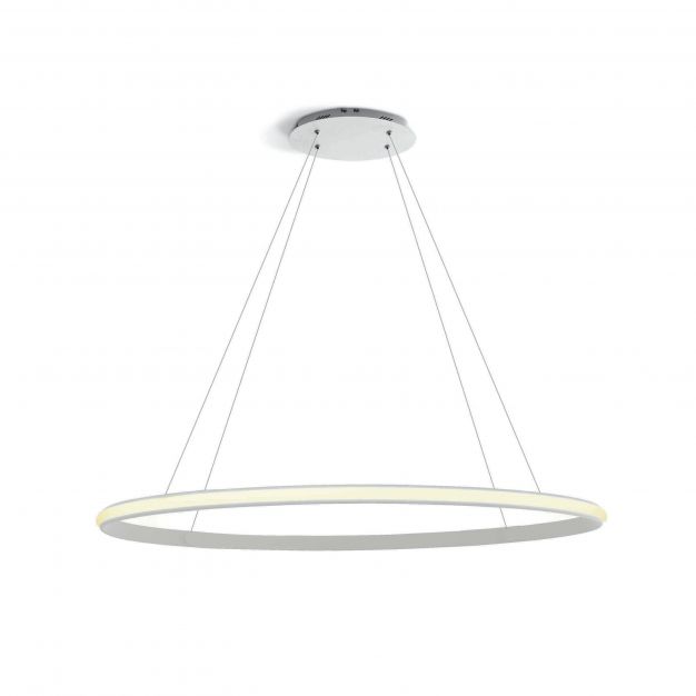 ONE Light LED Pendant Rings - hanglamp - Ø 100 x 150 cm - 25W LED incl. - wit