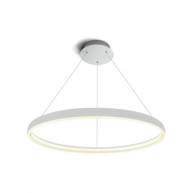 ONE Light LED Pendant Rings - hanglamp - Ø 70 x 154 cm - 19W LED incl. - wit