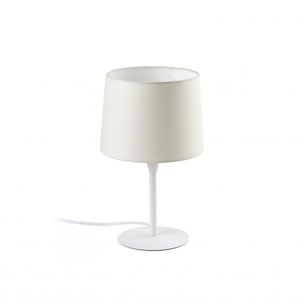 Faro Conga - tafellamp - Ø 21,5 x 44,5 cm - wit