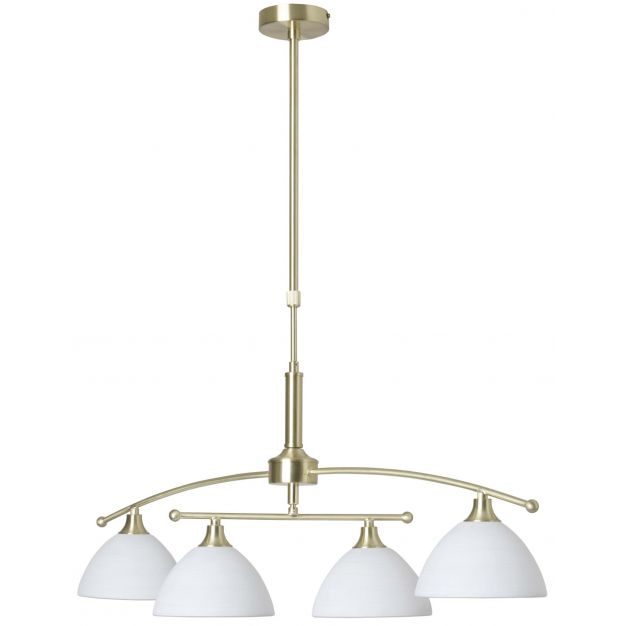 Enze hanglamp 4 - geborstelde messing (einde reeks)