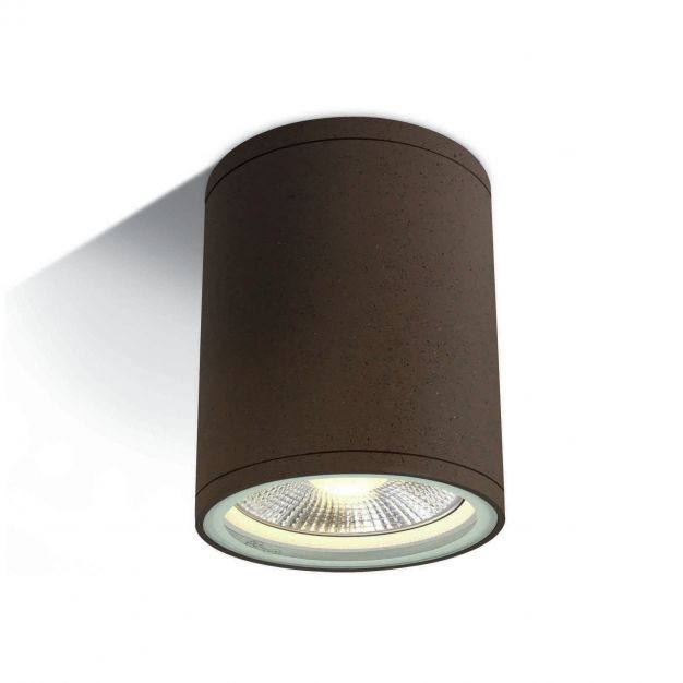 ONE Light PAR30 Outdoor Cylinders - buiten plafondverlichting - Ø 10,6 x 13,4 cm - IP54 - roestbruin