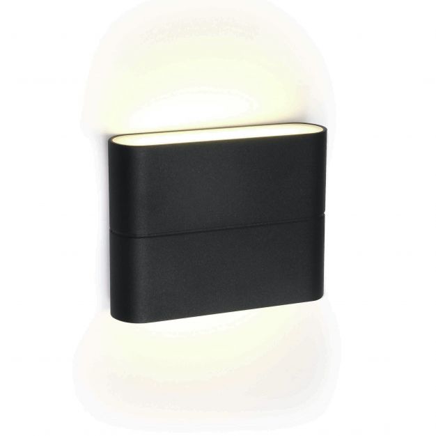 ONE Light Outdoor Slim Range - buiten wandverlichting - 11,5 x 9 x 2,8 cm - 2 x 3W LED incl. - IP54 - antraciet