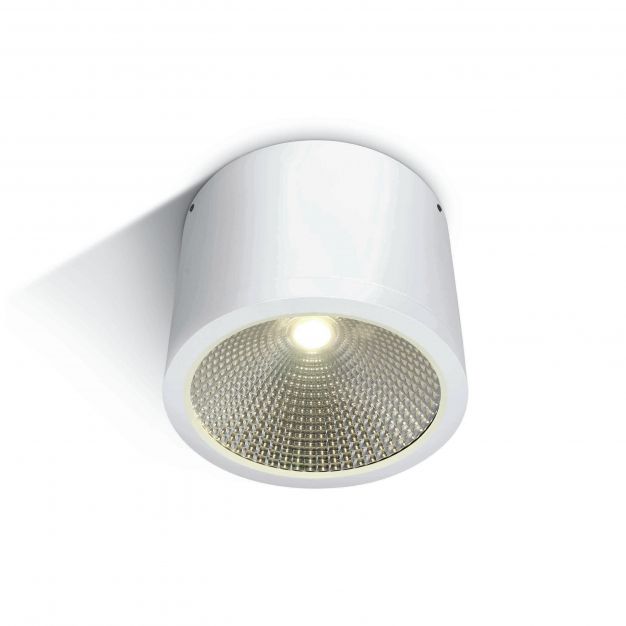 ONE Light COB Outdoor Ceiling Cylinders - buiten plafondverlichting - Ø 12 x 16 cm - 25W LED incl. - IP54 - wit