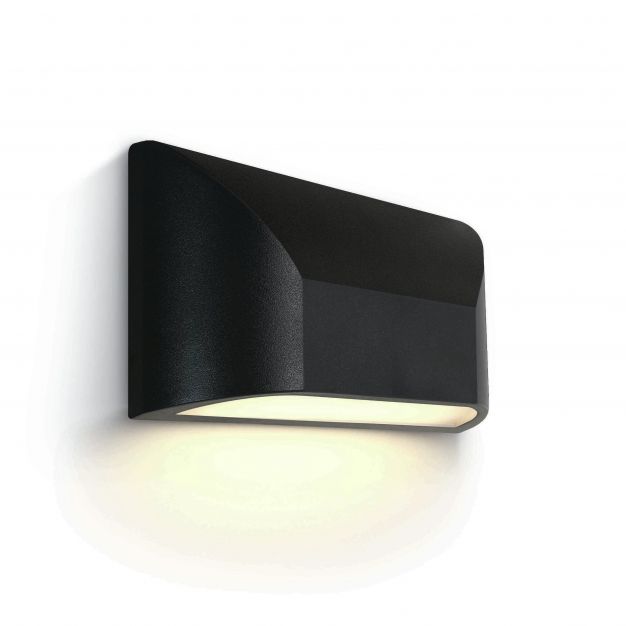 ONE Light Down Illumination - buiten wandverlichting - 22 x 5,3 x 11,3 cm - 6W LED incl. - IP65 - antraciet
