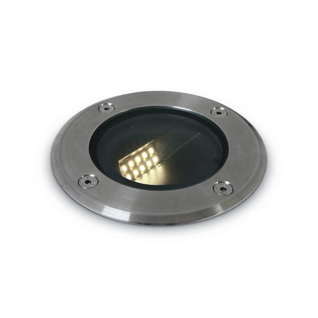 ONE Light Asymmetric Inground - grondspot voor buiten - Ø 120 mm, Ø 115 mm inbouwmaat - 8W LED incl. - IP67 - roestvrij staal