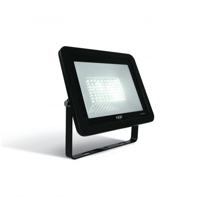 ONE Light AC LED Floodlights - verstraler - 23 x 3 x 18 cm - 50W LED incl. - IP65 - zwart - witte lichtkleur