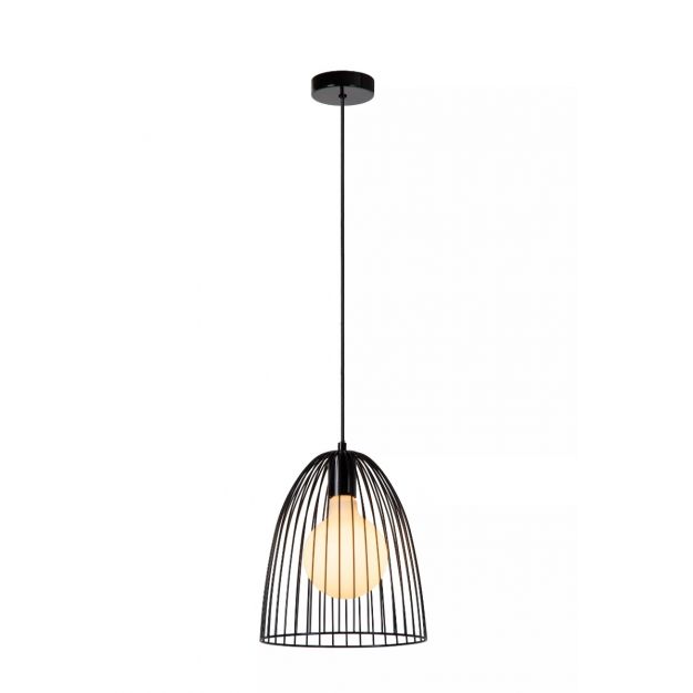 Lucide Macarons - hanglamp - Ø 24,5 x 163 cm - zwart 