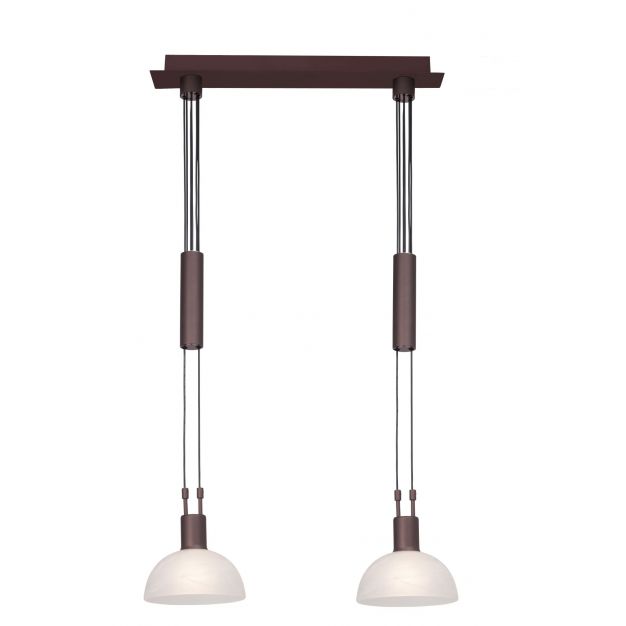 Amar hanglamp 2 - bruin