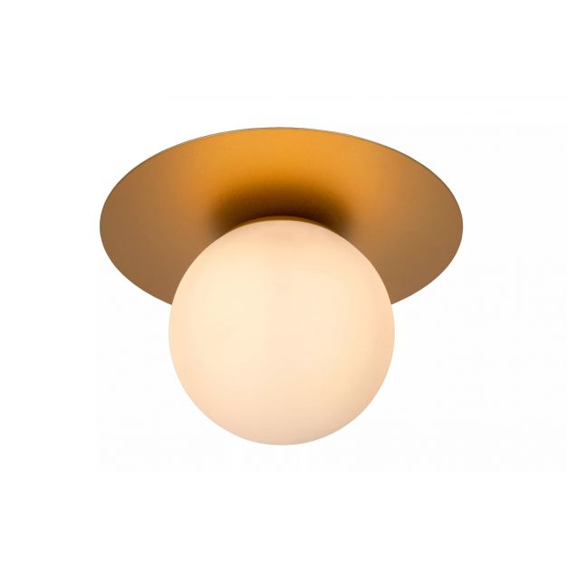 Lucide Tricia - plafondlamp - Ø 25 x 17,5 cm - goud  