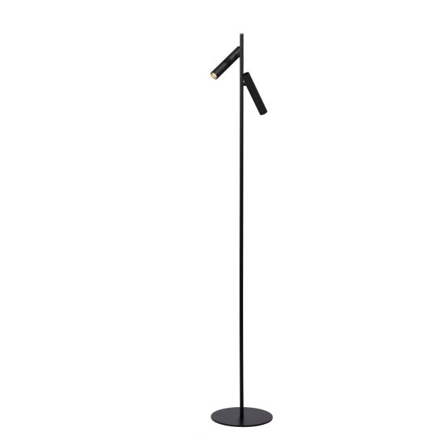 Lucide Philon - Leeslamp - Ø 23 x 140 cm - 2 x 4,5W dimbare LED incl. - zwart