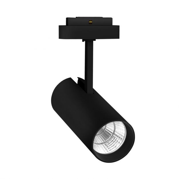 Nova Luce Nap - spot voor magnetisch profielsysteem - Ø 8,5 x 27 cm - 30W LED incl. - zwart - witte lichtkleur