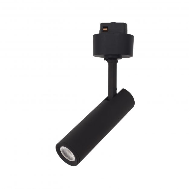 Nova Luce Nap - spot voor magnetisch profielsysteem - Ø 3 x 19 cm - 10W LED incl. - zwart - warm witte lichtkleur