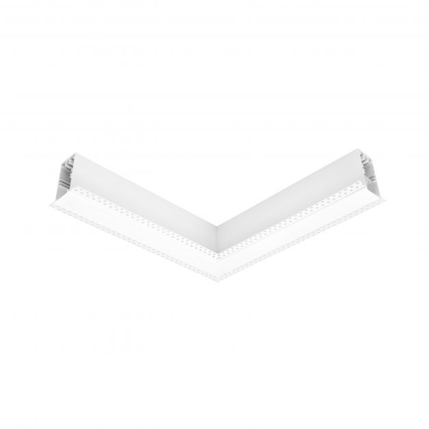 Nova Luce Uma - lineair verlichtingsprofiel - 34,5 x 3,8 x 7 cm - 20W LED incl. - wit
