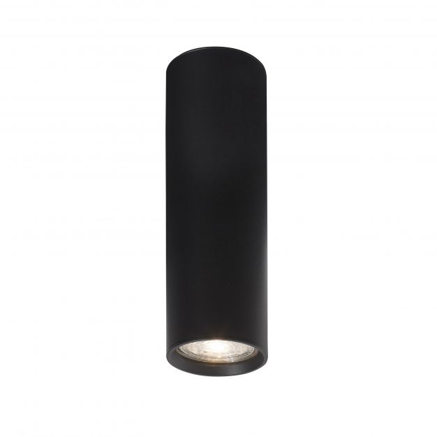 Nova Luce Marupe - plafondspot - Ø 6 x 20 cm - zwart