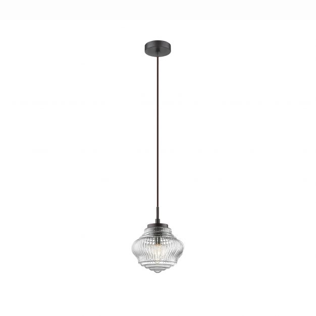 Nova Luce Nord - hanglamp - Ø 18 x 120 cm - transparant