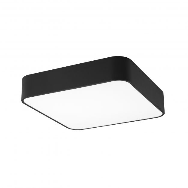 Nova Luce Ragu - plafondverlichting - 36 x 36 x 10 cm - zwart