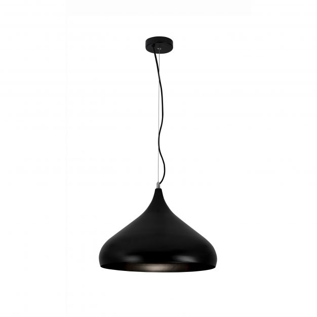 Nova Luce Benicio - hanglamp - Ø 42 x 140 cm - zwart