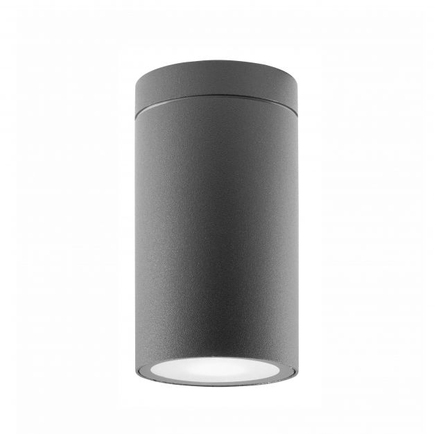 Nova Luce Cerise - buiten plafondlamp - Ø 6 x 10,5 cm - IP54 - lichtgrijs