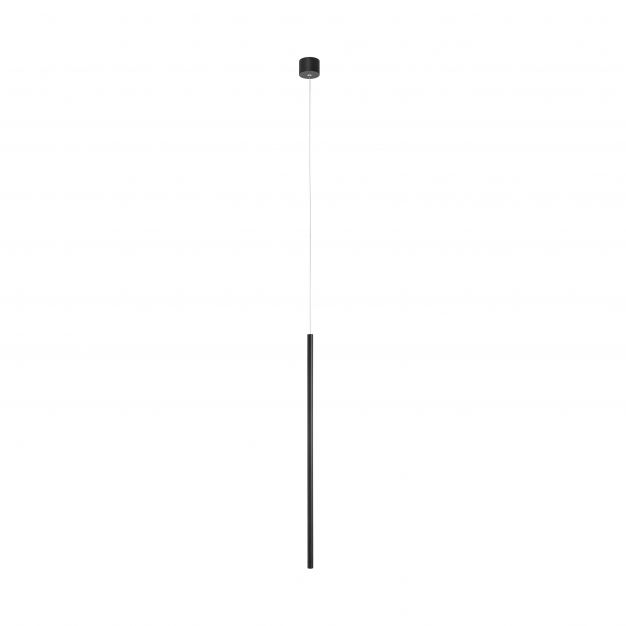 Nova Luce Elettra - hanglamp - Ø 1,5 x 200 cm - 5W LED incl. - zand zwart