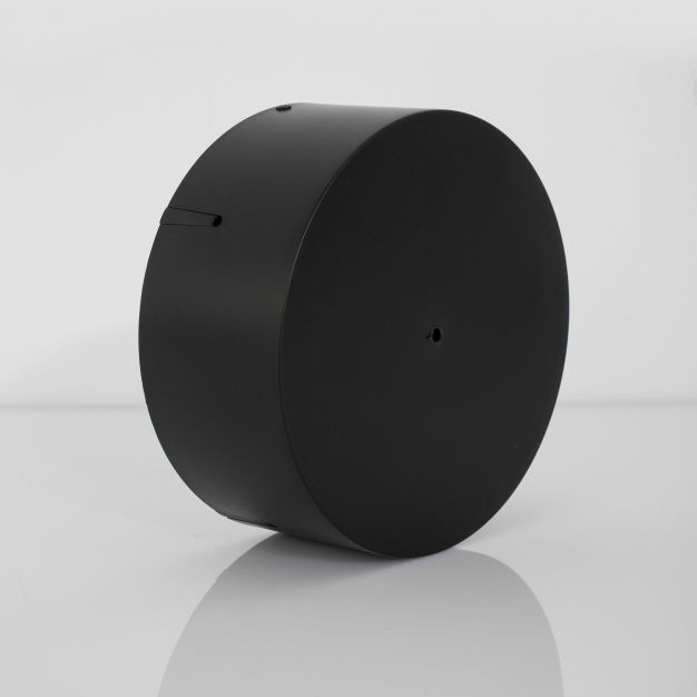 Nova Luce - zwarte doos geschikt voor Belar Hanglamp - Ø 15 x 6 cm - zwart
