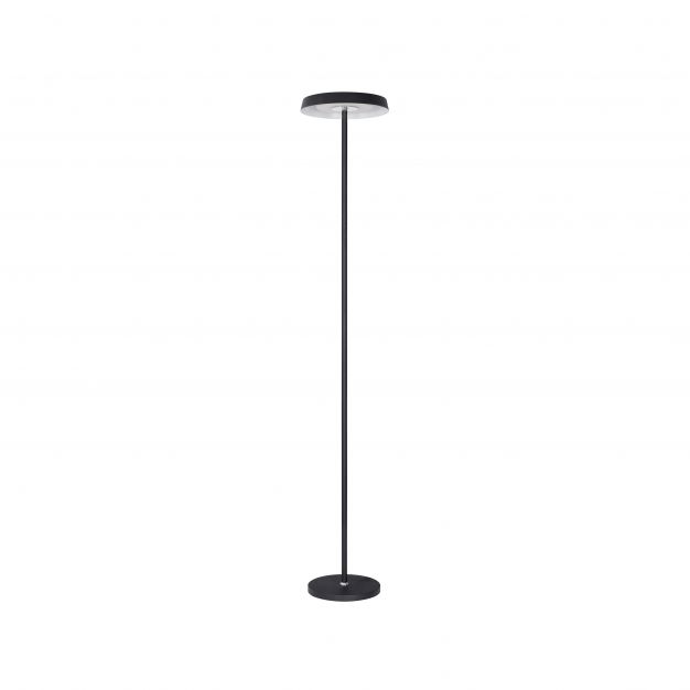 Nova Luce Viti - staanlamp - 170 cm - 18W LED incl. - zand zwart