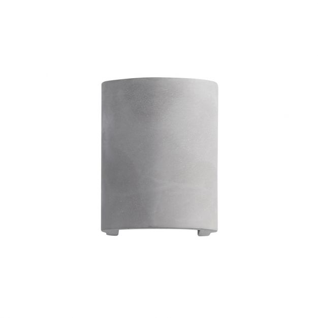Nova Luce Cadmo - buiten wandverlichting - 10,9 x 9,4 x 12 cm - 6W LED incl. - IP65 - grijs beton
