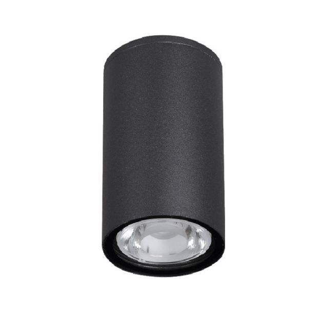 Nova Luce Ceci - buiten plafondlamp - Ø 5,5 x 11 cm - 3W LED incl. - IP65 - zwart