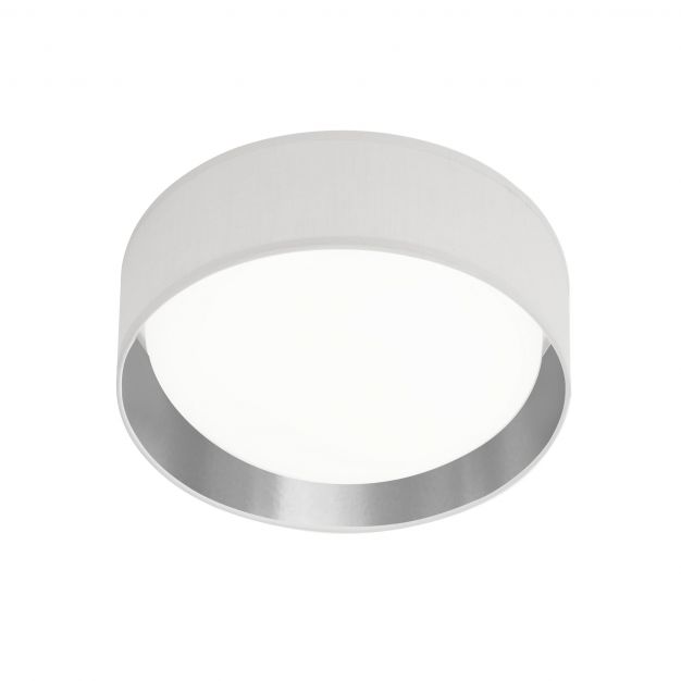 Searchlight Gianna - plafondverlichting - Ø 37 x 10,5 cm - 15W LED incl. - zilver