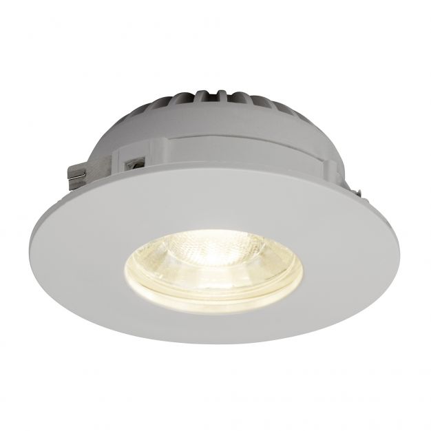 Brilliant Nodus - inbouwspot - Ø 82 mm, Ø 68 mm inbouwmaat - 4W LED incl. - IP44 - wit