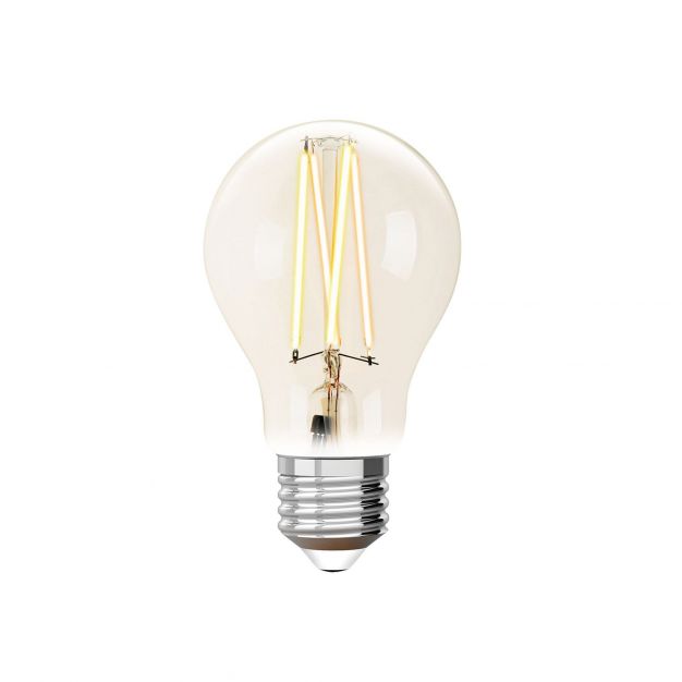 iDual LED-lamp zonder afstandsbediening - Ø 6 x 10,8 cm - E27 - 9W dimbaar - 2200K tot 6500K - transparant