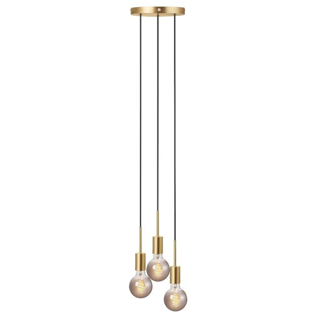 Nordlux Paco - hanglamp - Ø 22,6 x 217,3 cm - messing