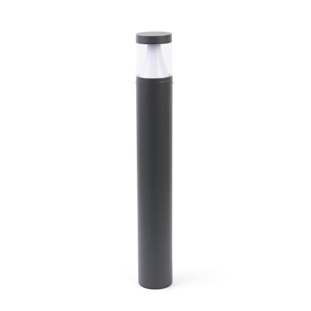 Faro Plim - tuinpaal - Ø 9 x 65 cm - 10W LED incl. - IP65 - donkergrijs