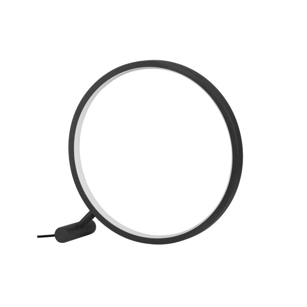 Nova Luce Hola - tafellamp - Ø 29 x 29 cm - 12W LED incl. - zandzwart
