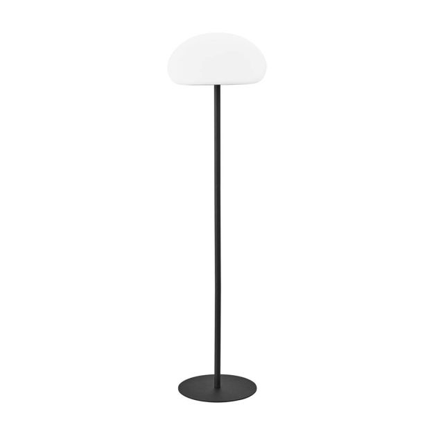 Nordlux Sponge - vloerlamp - oplaadbaar via USB-kabel - Ø 34 x 126 cm - 6,8W dimbare LED incl. - wit en zwart