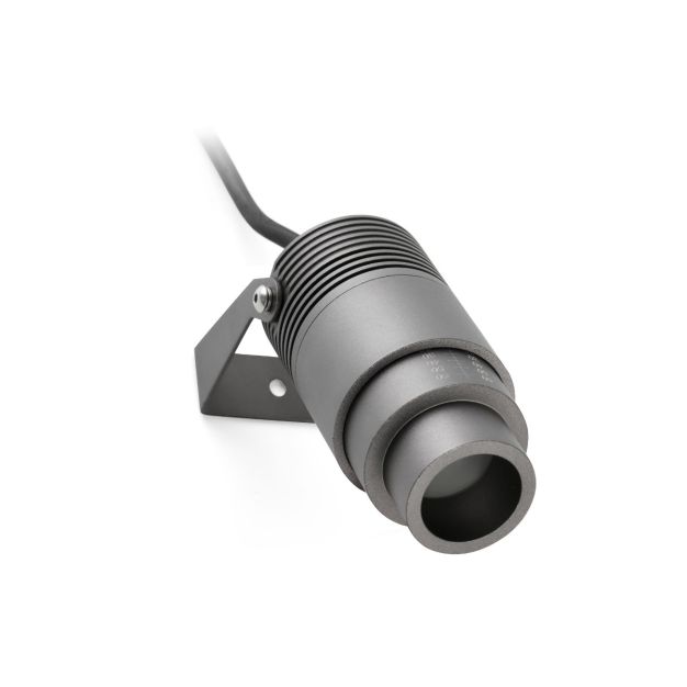 Faro Show - grond- of opbouwspot - Ø 6,1 x 9,8 x 14,8 cm - instelbare lichtbundel - 10W LED incl. - IP67 - antraciet