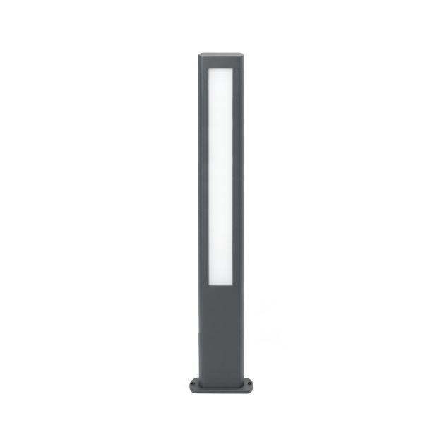 Faro Nanda - tuinpaal - 11 x 5,5 x 80 cm - 13W LED incl. - IP54 - donkergrijs