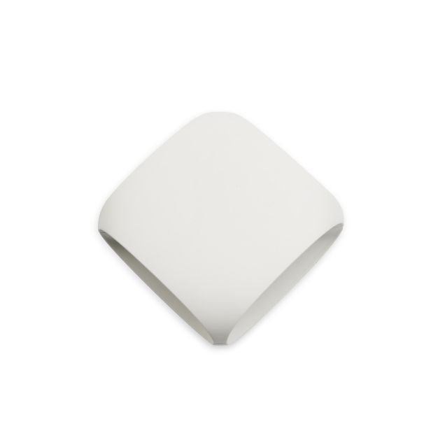 Faro Bu-oh! - wandverlichting - 15,5 x 9 x 15,5 cm - 12W LED incl. - IP65 - mat wit