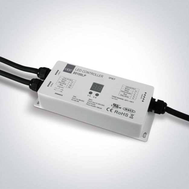 ONE Light - push to DIM en DALI LED-driver - 36VDc - 60W-180W - IP67 - 12V-36V