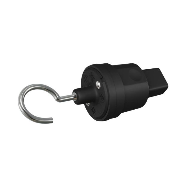 Creative Cables haak voor lichtsnoer - IP44 - zwart