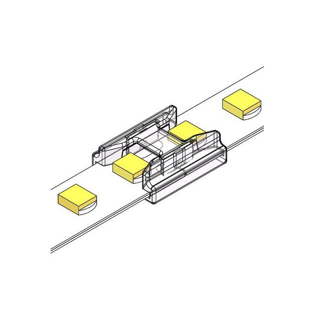 Lichtkoning - connector - voor enkelkleurige 8mm SMD LED strip