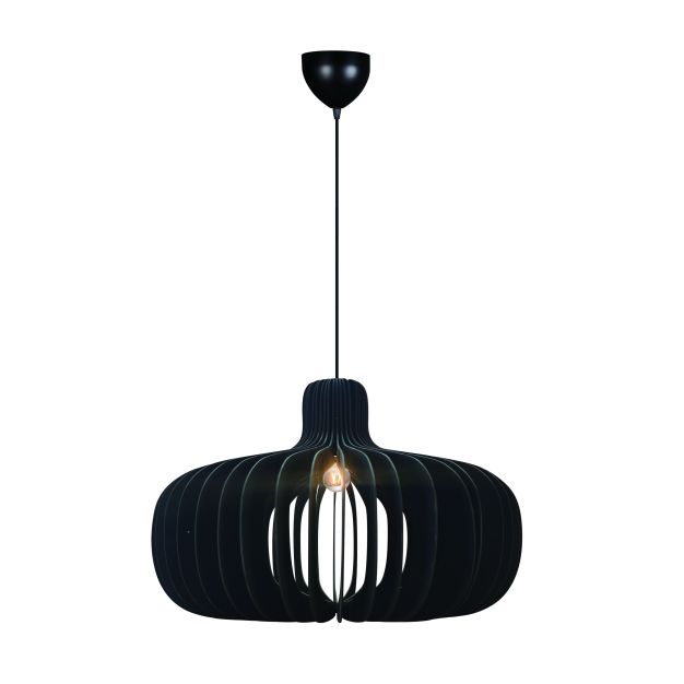 Nordlux Hazo 65 - hanglamp - Ø 65,5 x 243 cm - zwart