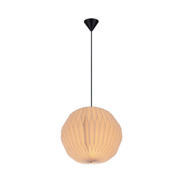 Nordlux Belloy 30 - papieren lampenkap zonder pendel - Ø 30 x 26 cm - wit