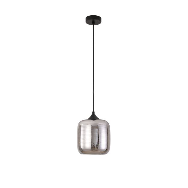 Artdelight Apollo - hanglamp - Ø 20 x 171 cm - titan en goud