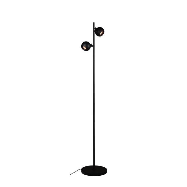 Artdelight Bolero - vloerlamp - Ø 25 x 150 cm - zwart