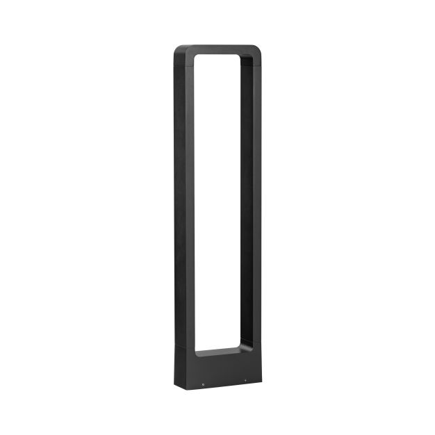 Nova Luce Minimal - tuinpaal - 16,3 x 65 x 5,7 cm - 7W LED incl. - IP65 - zandzwart