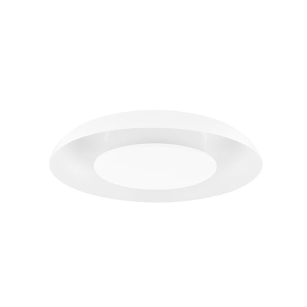 Nova Luce Epos - plafondlamp - Ø 40 x 6 cm - 24W dimbare LED incl. - zandwit