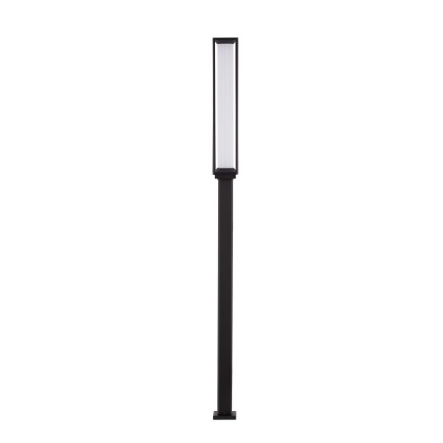 Nova Luce Solstice - tuinpaal - 14,5 x 220 x 14,5 cm - 16W LED incl. - IP65 - donker antraciet